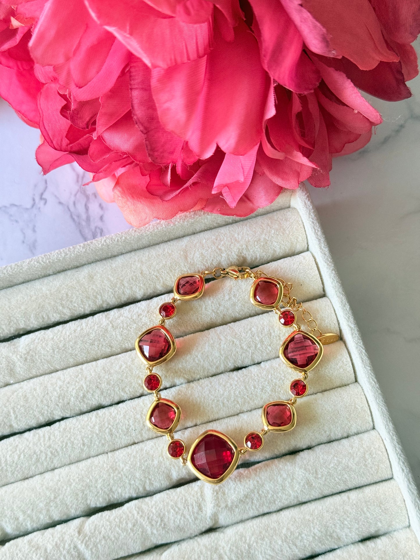 bracelet angelina rouge