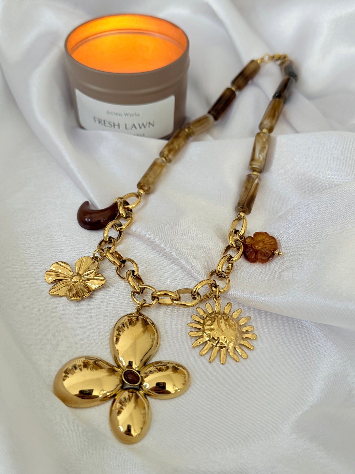 Collier multi charms Zahra