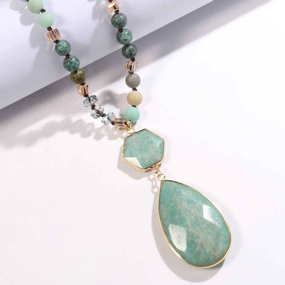 Sautoir Amazonite – Sérénité & Confiance