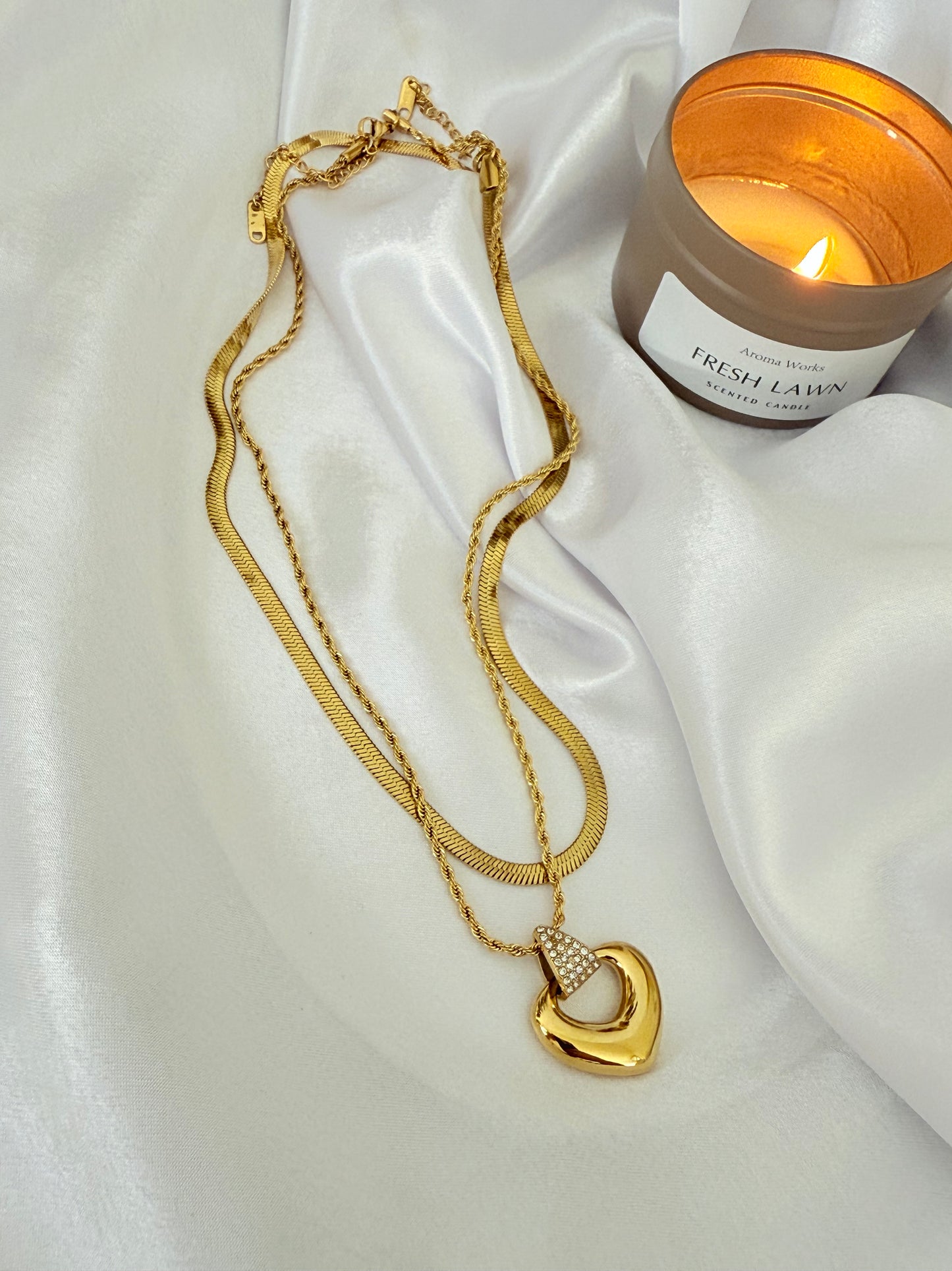 Collier Double chaines Ivana