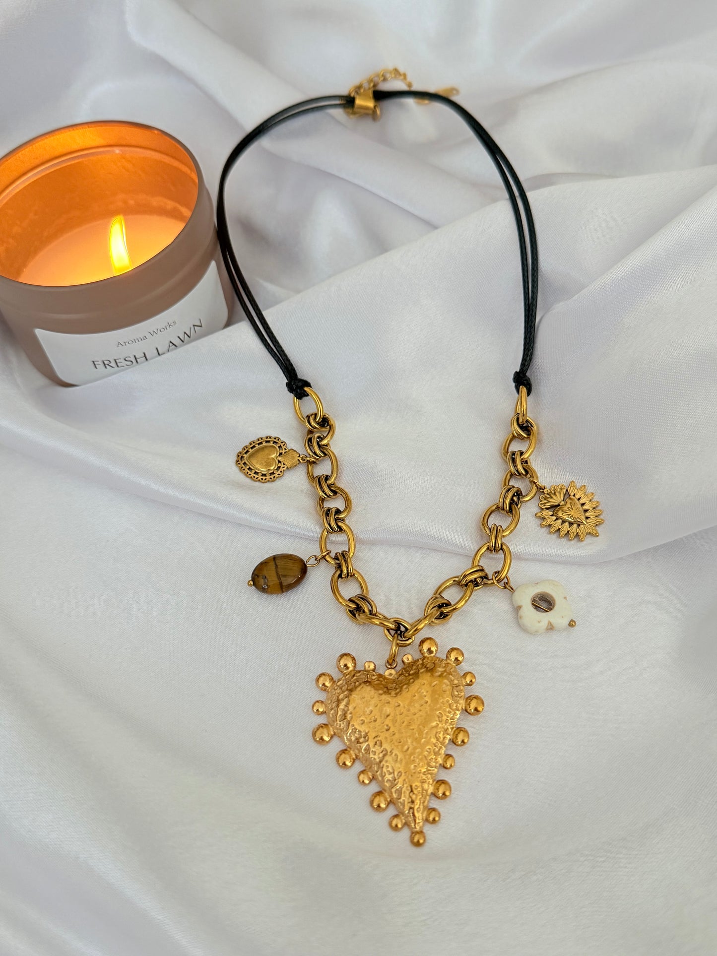 Collier multi charms Stella