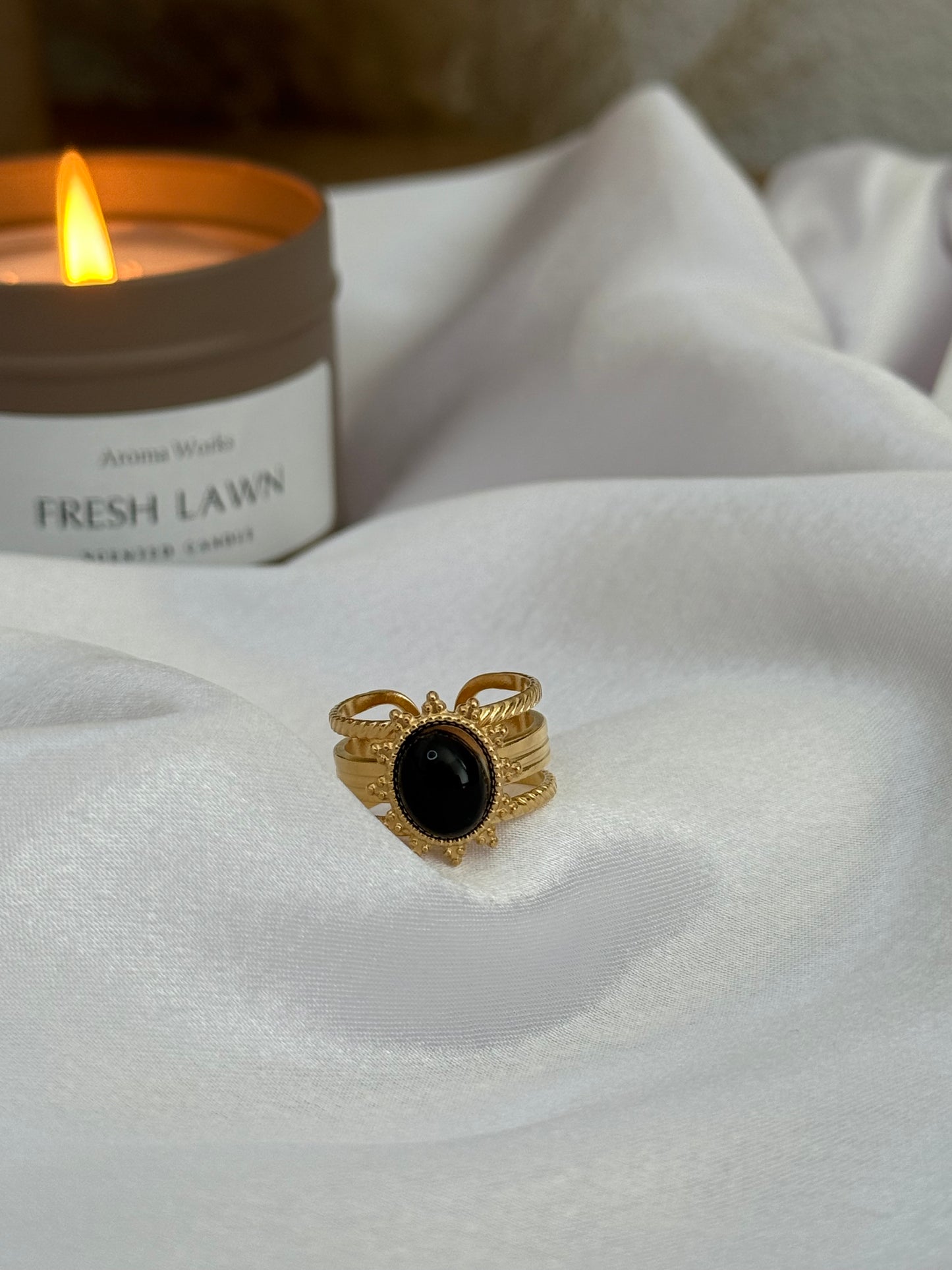 Bague Obsidienne