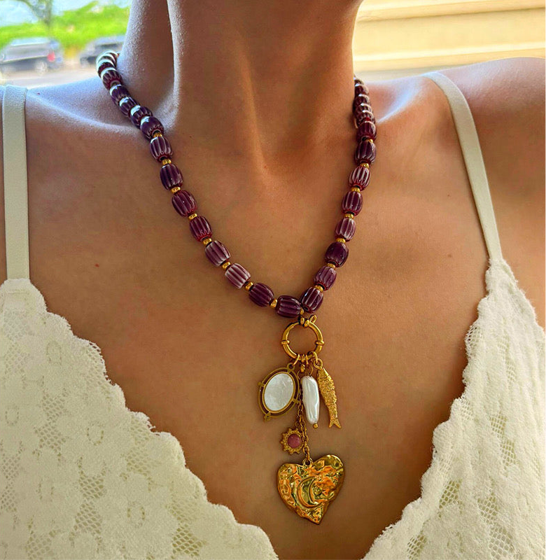 Collier Multi-Charms Feel the Love