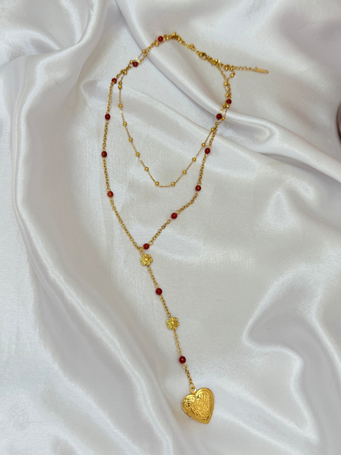 Collier Cornaline