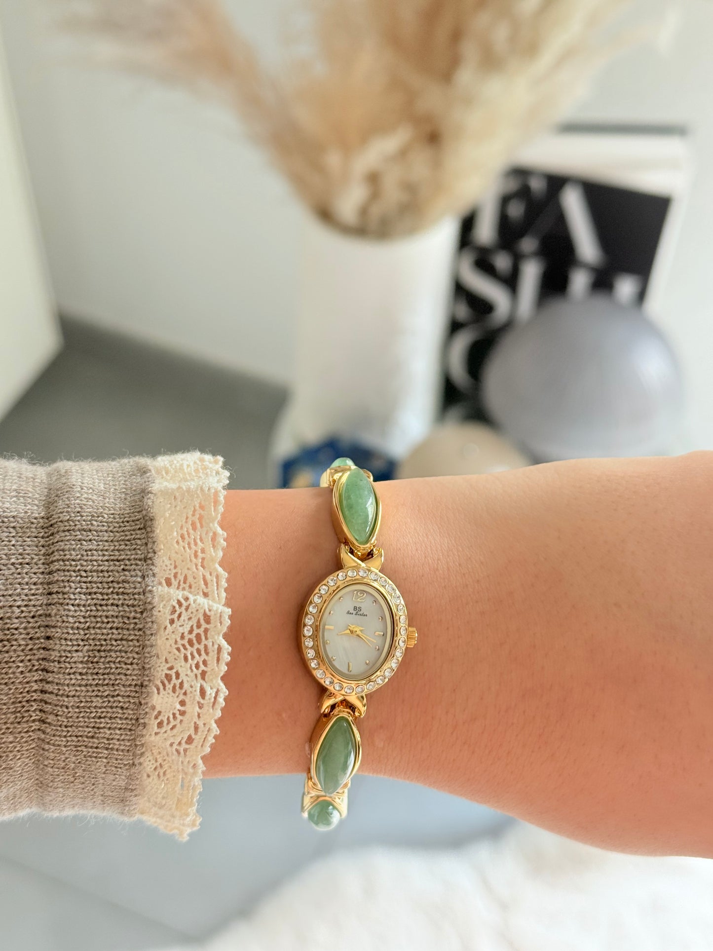Montre Maraya - Jade dorèe