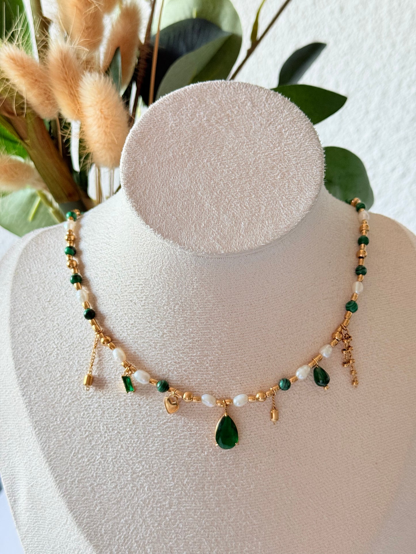 Collier Positano Vert Aventurine