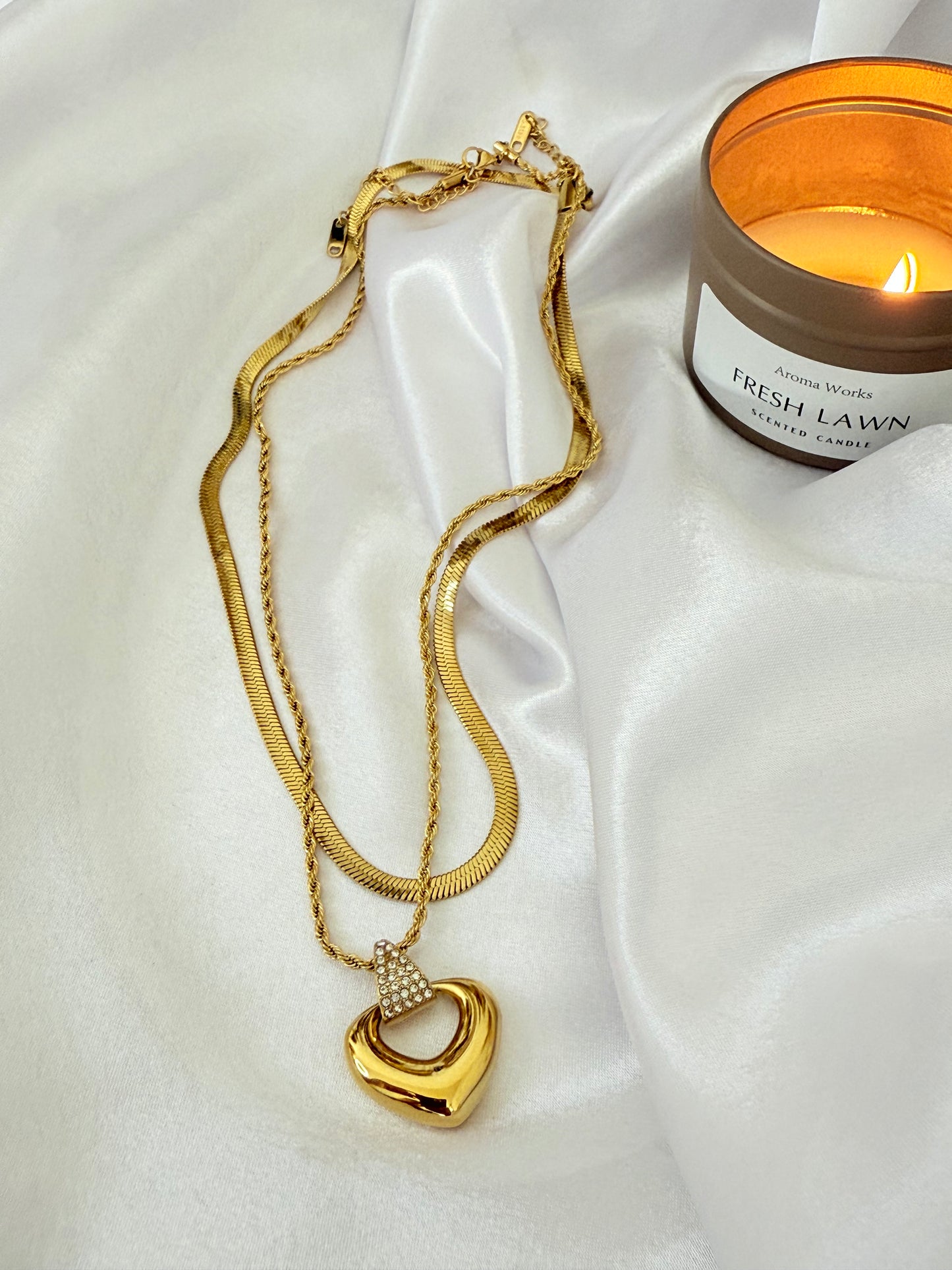 Collier Double chaines Ivana