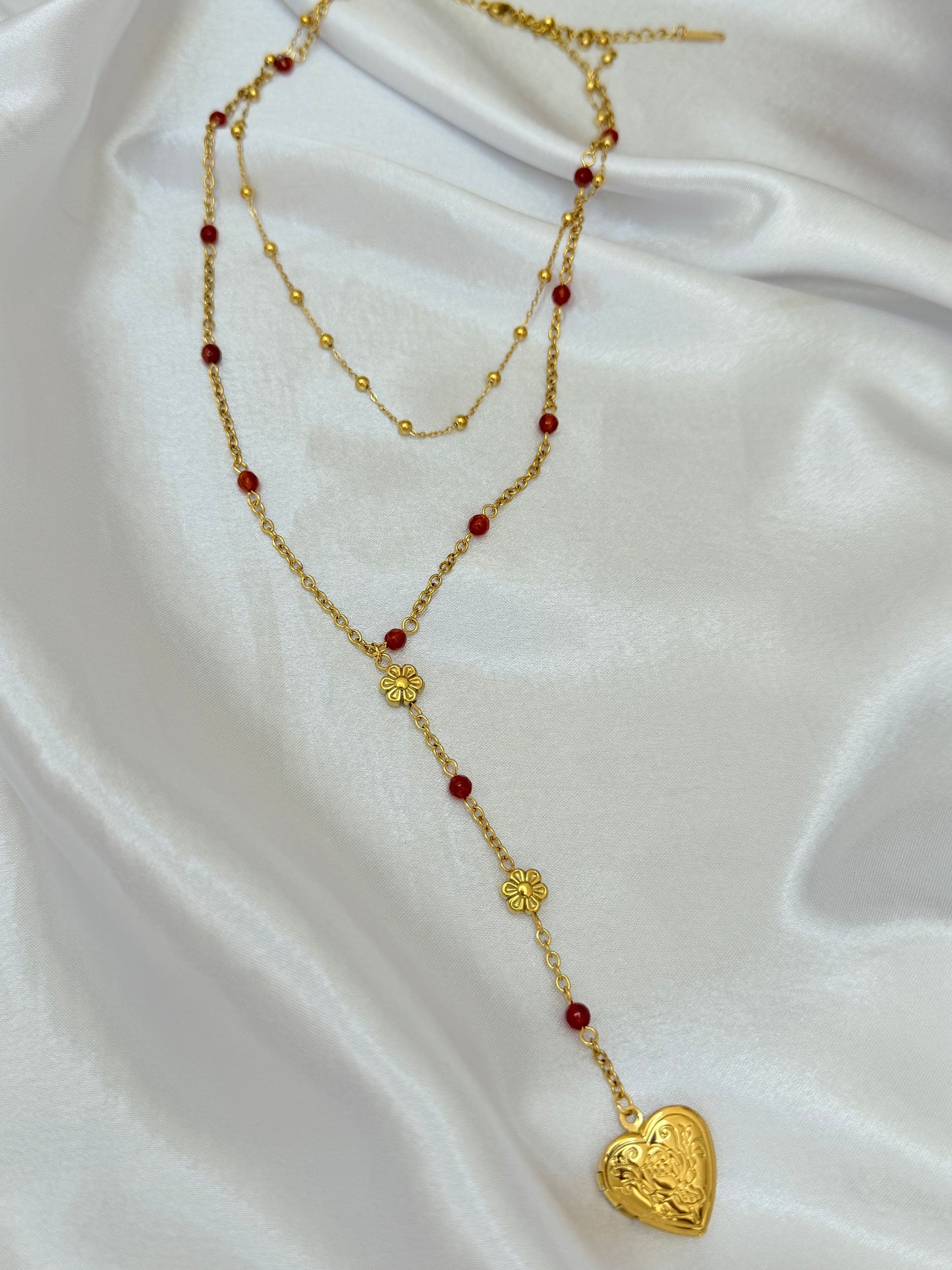 Collier Cornaline