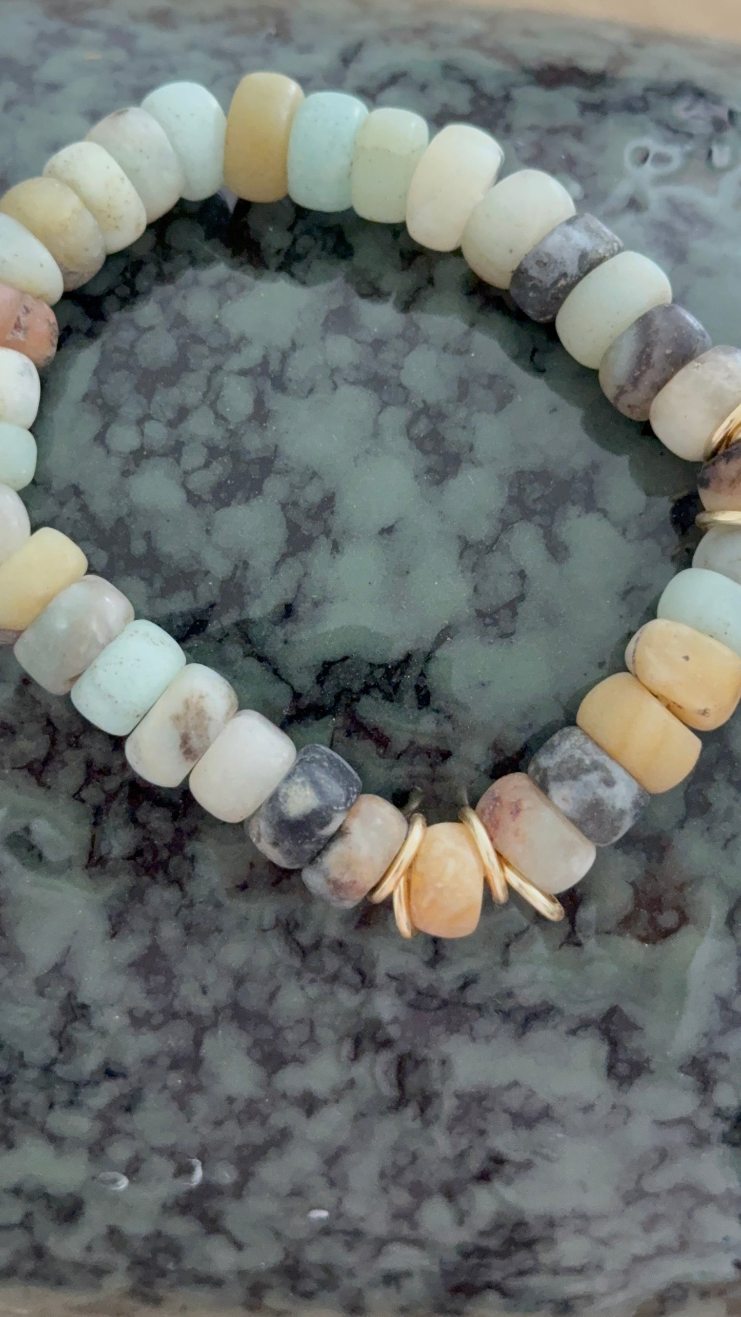 Bracelet Donut d’amazonite
