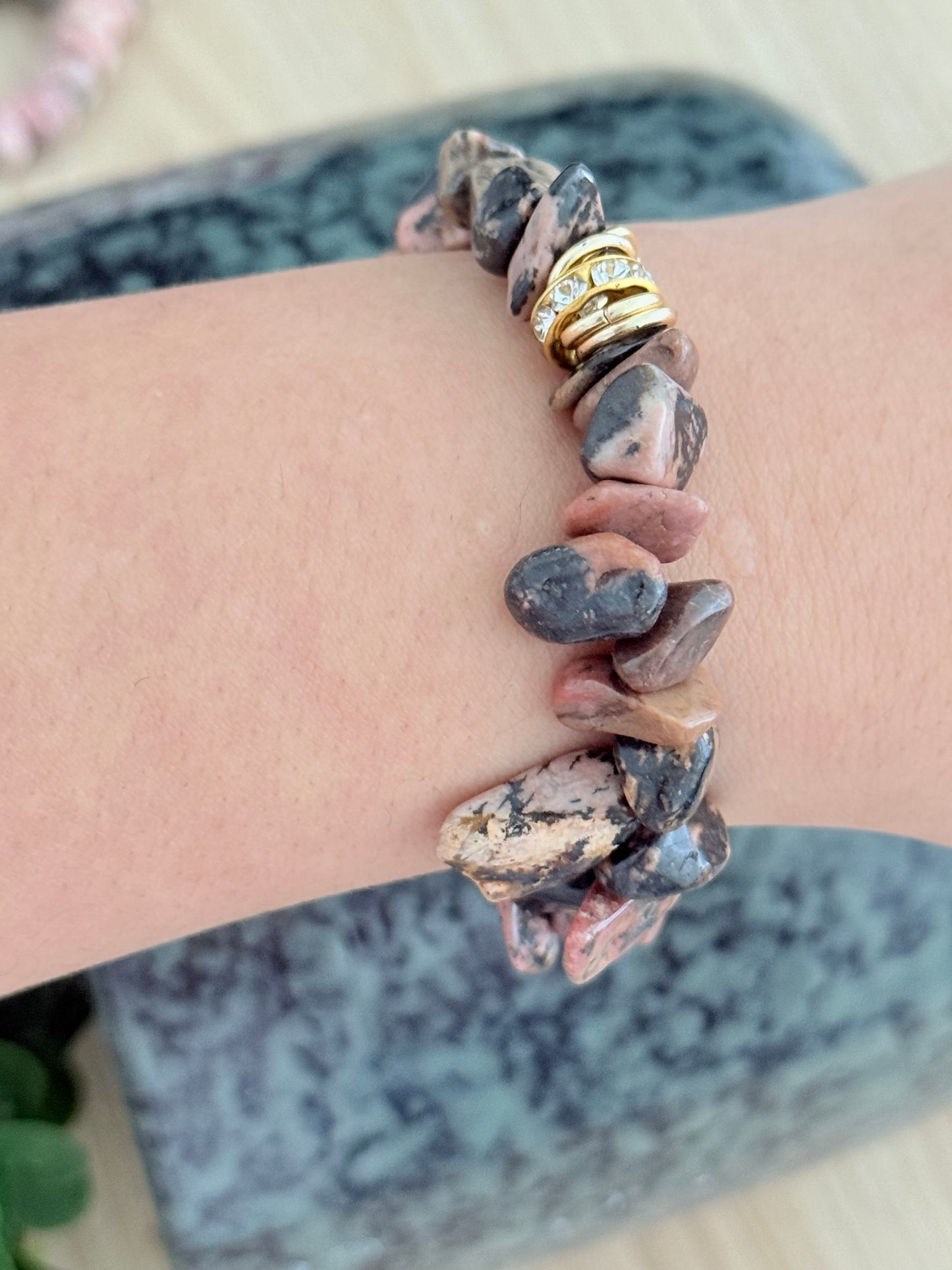 Bracelet Jaspe rouge