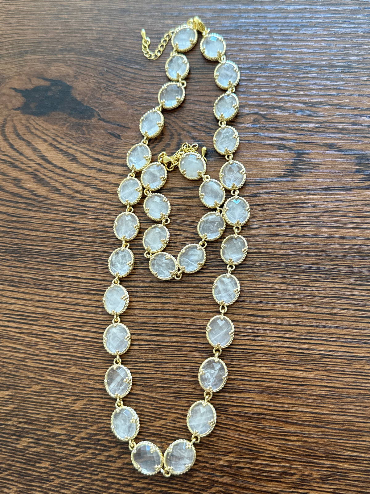 Collier Moon - Cristal de Roche Pierre de lune