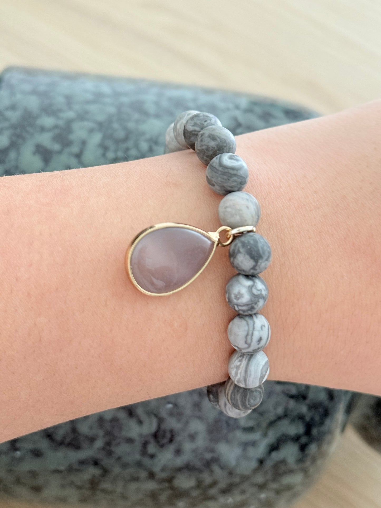 Bracelet Jaspe picasso