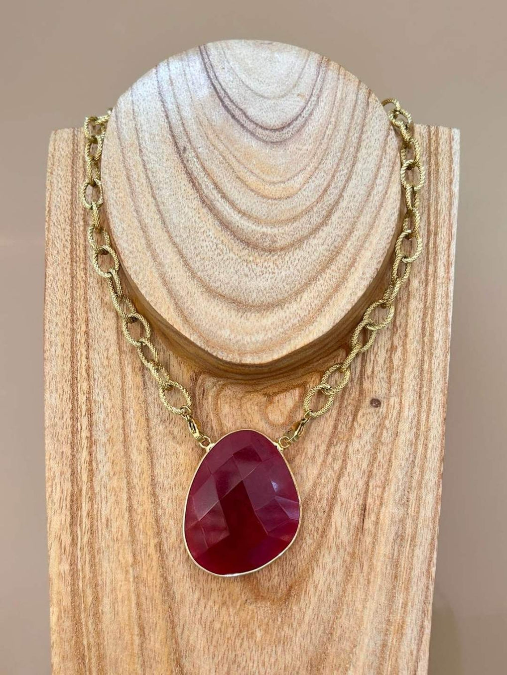 Collier Makadami - Cornaline