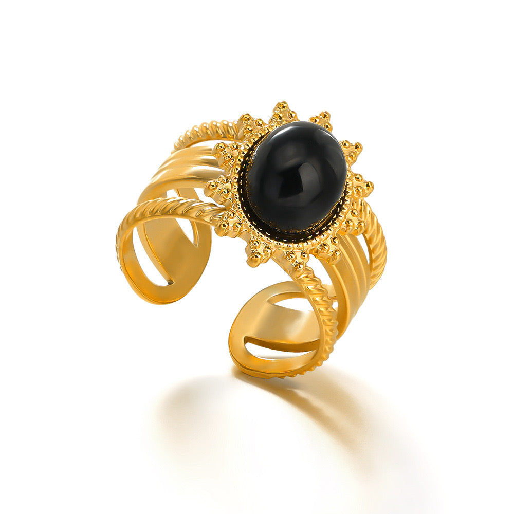 Bague Obsidienne