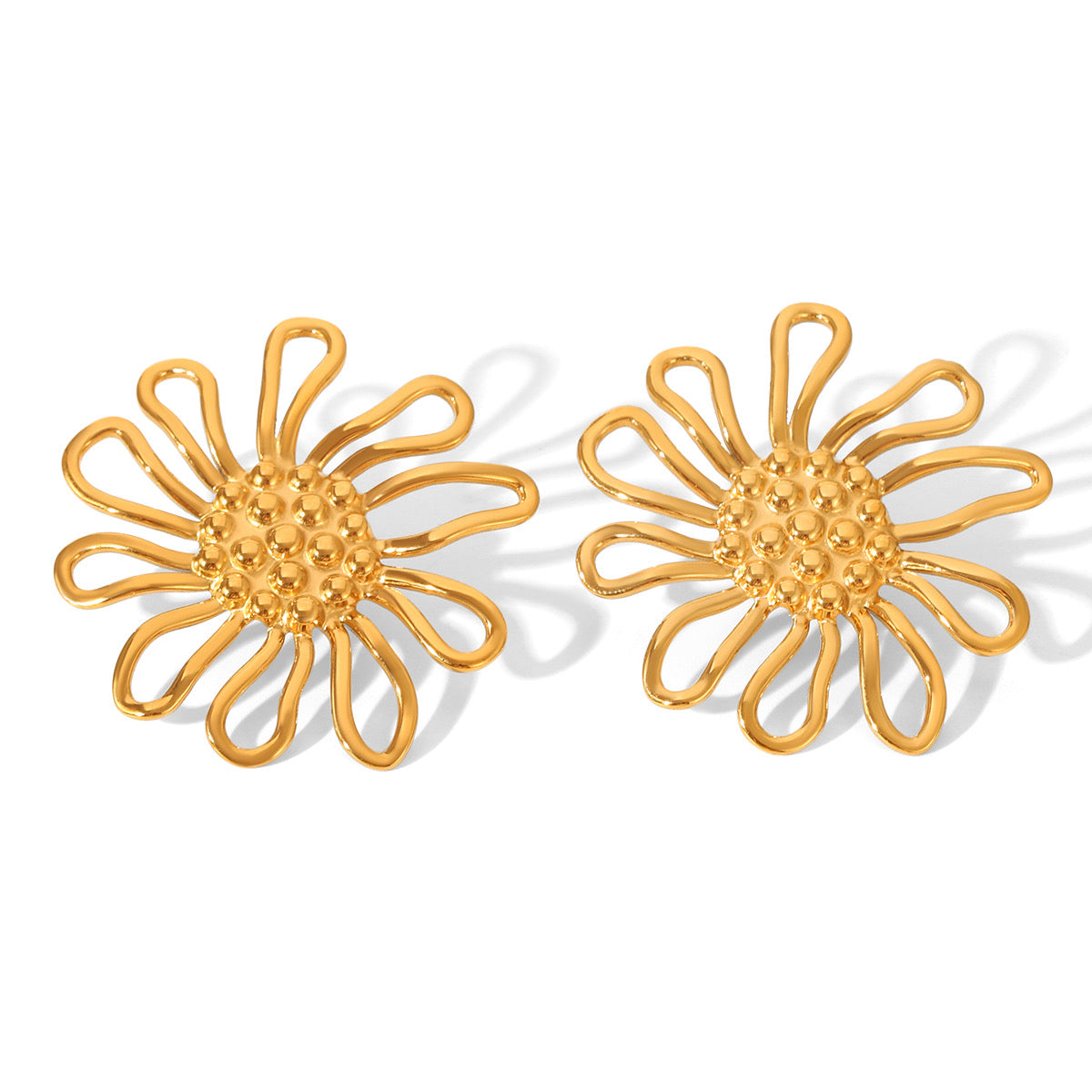 Boucles d’oreilles Tournesol