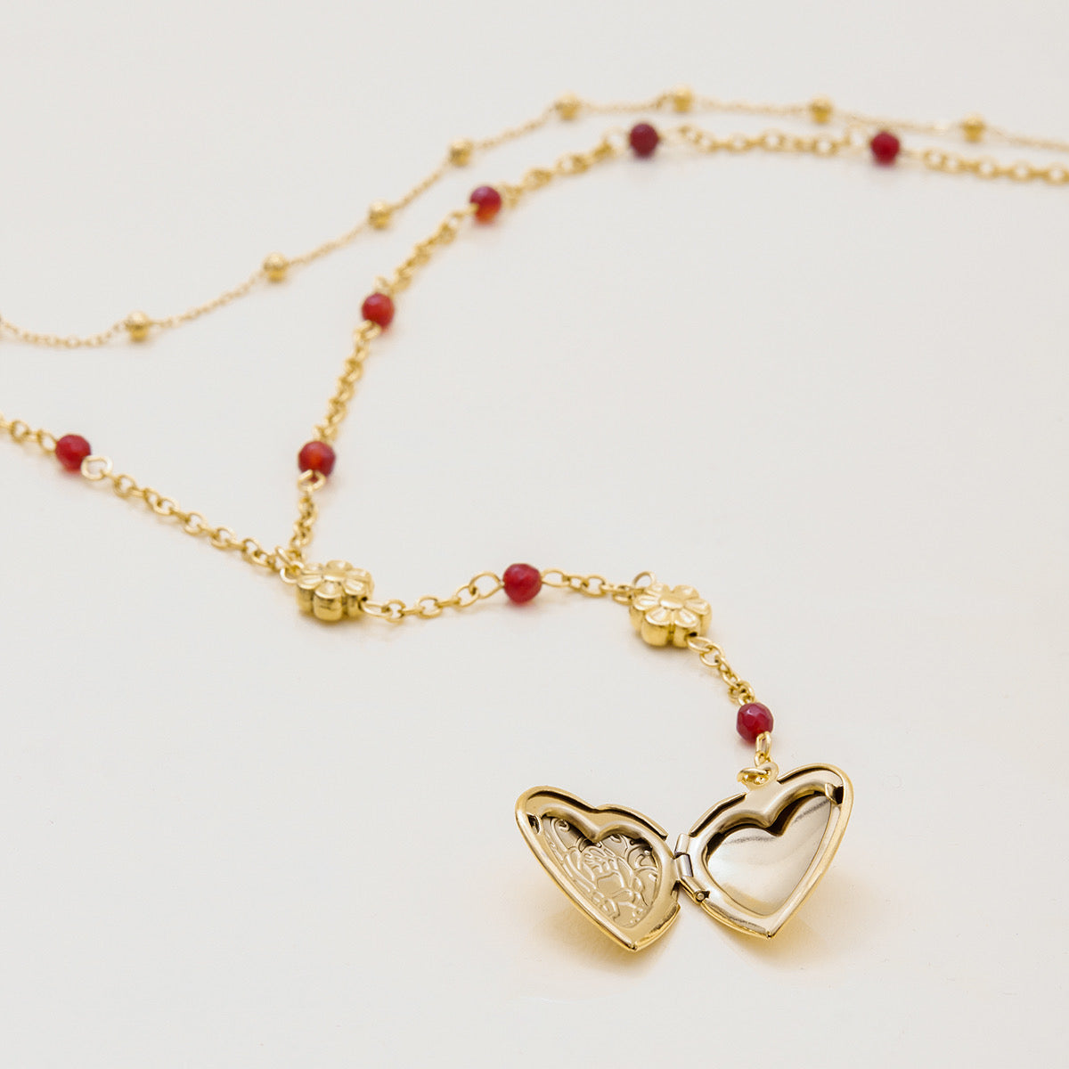Collier Cornaline