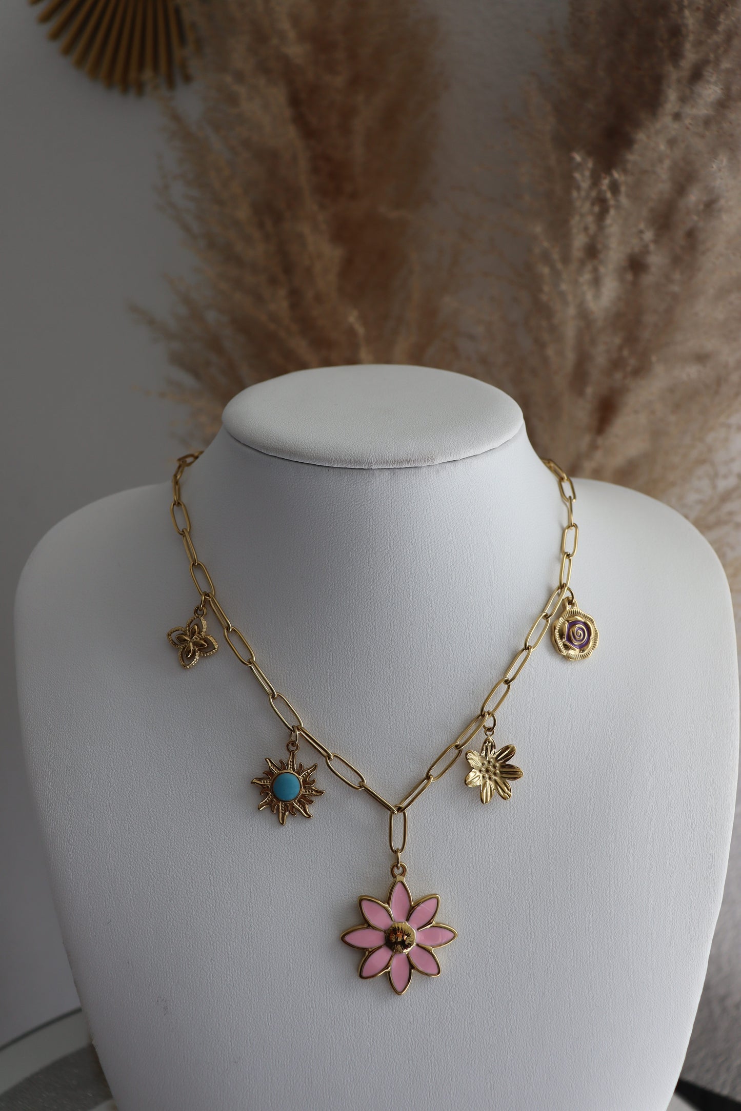Collier Multi-charms Majorque