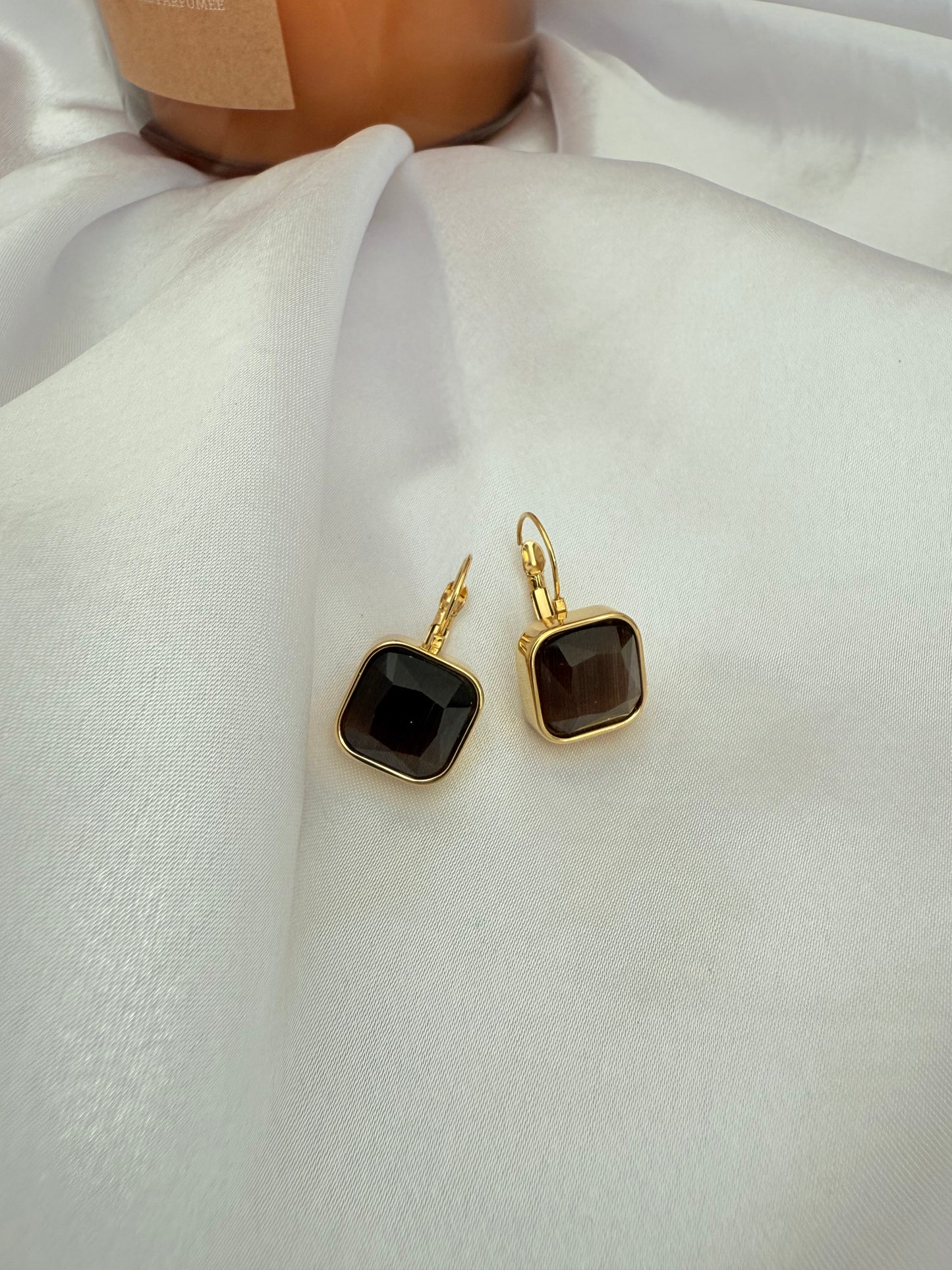 Boucles d’oreilles Ambre