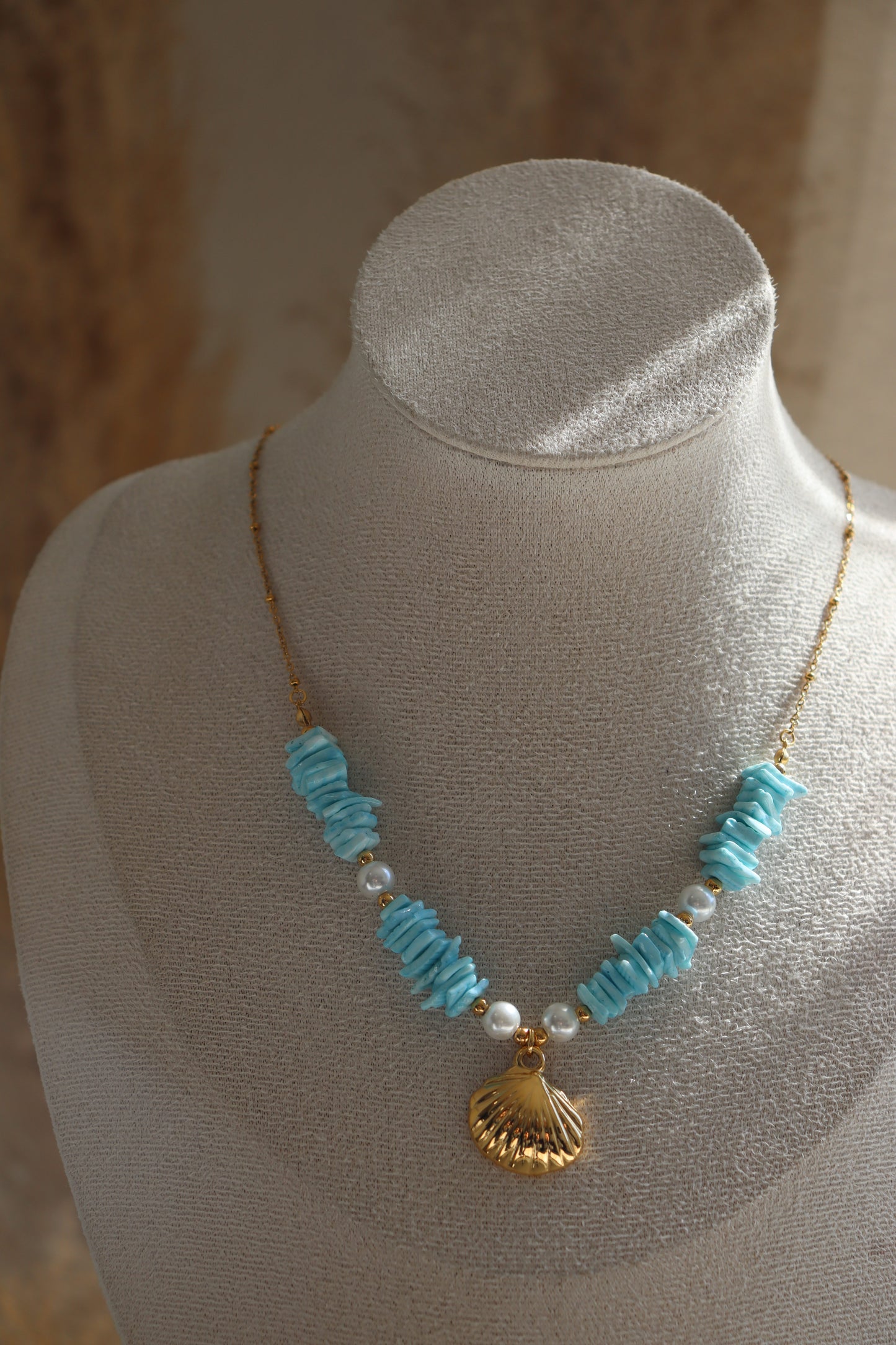 Collier Fidji Bleu