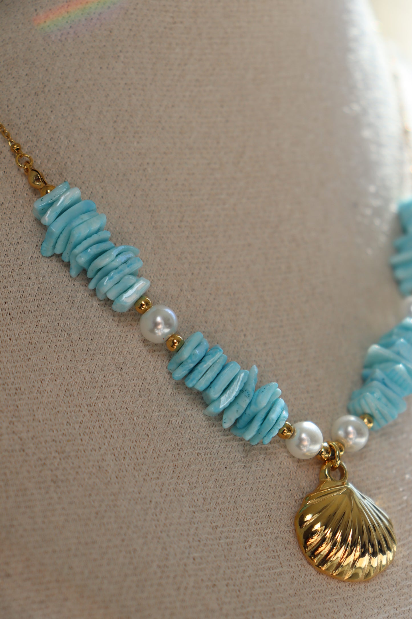 Collier Fidji Bleu