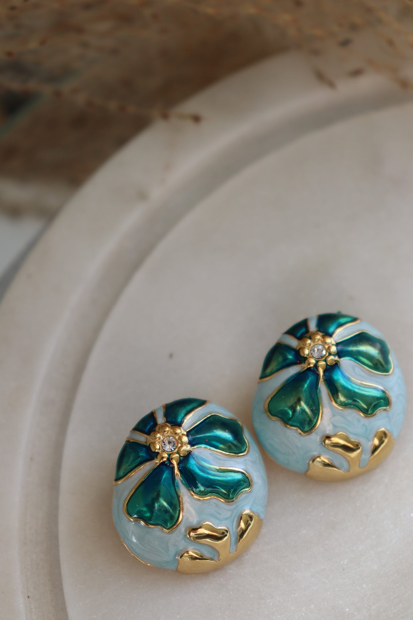 Boucles d'oreilles Bella Bleu