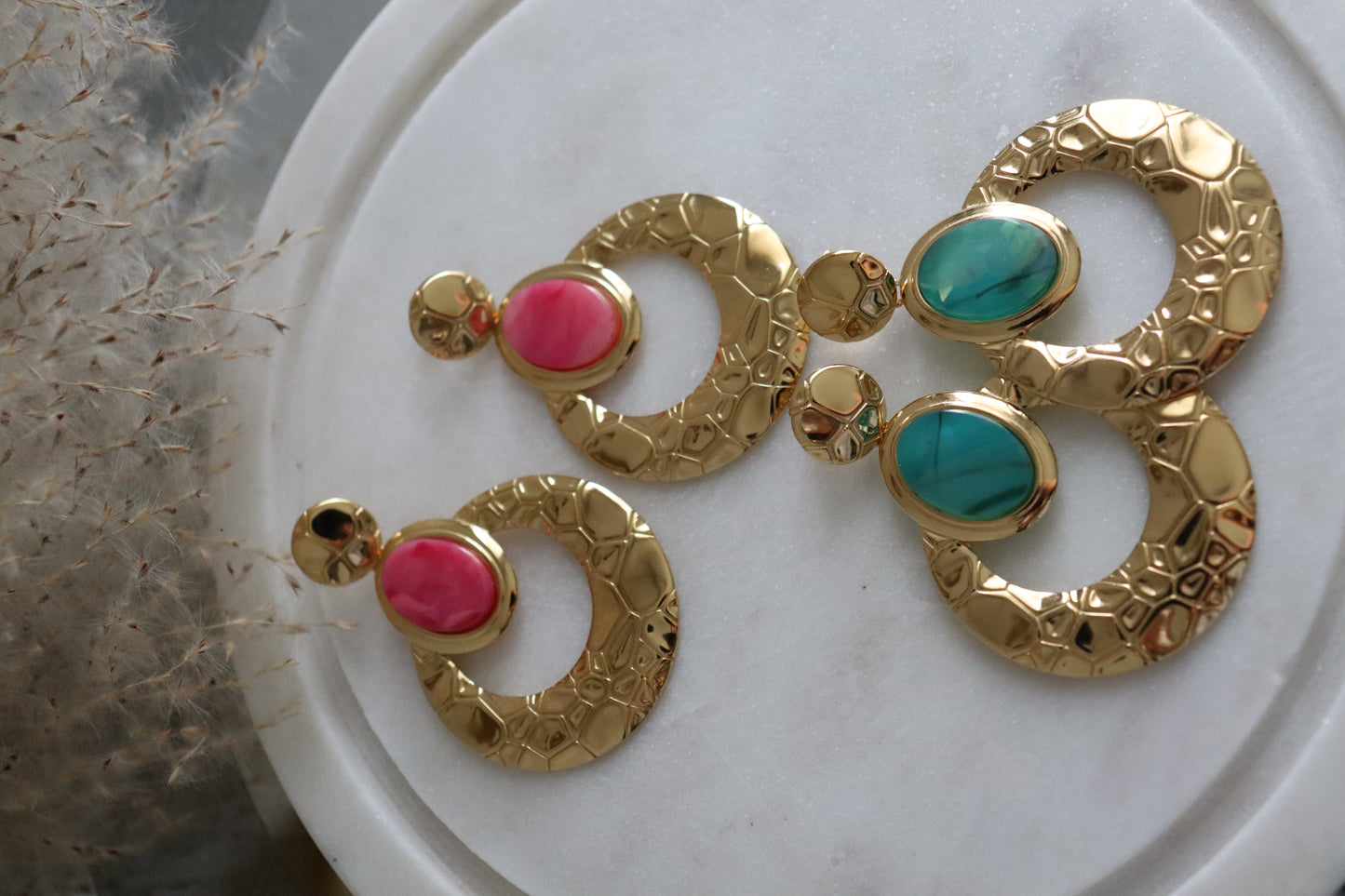 Boucles d'oreilles Rio Rose
