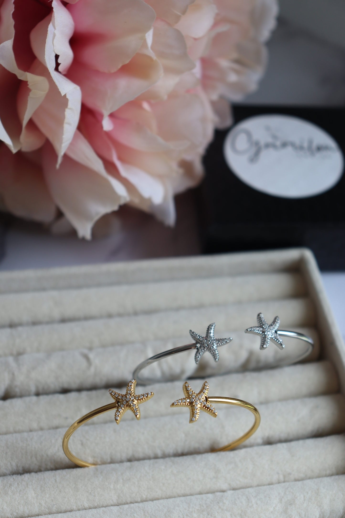 Bracelet Jonc Marine doré