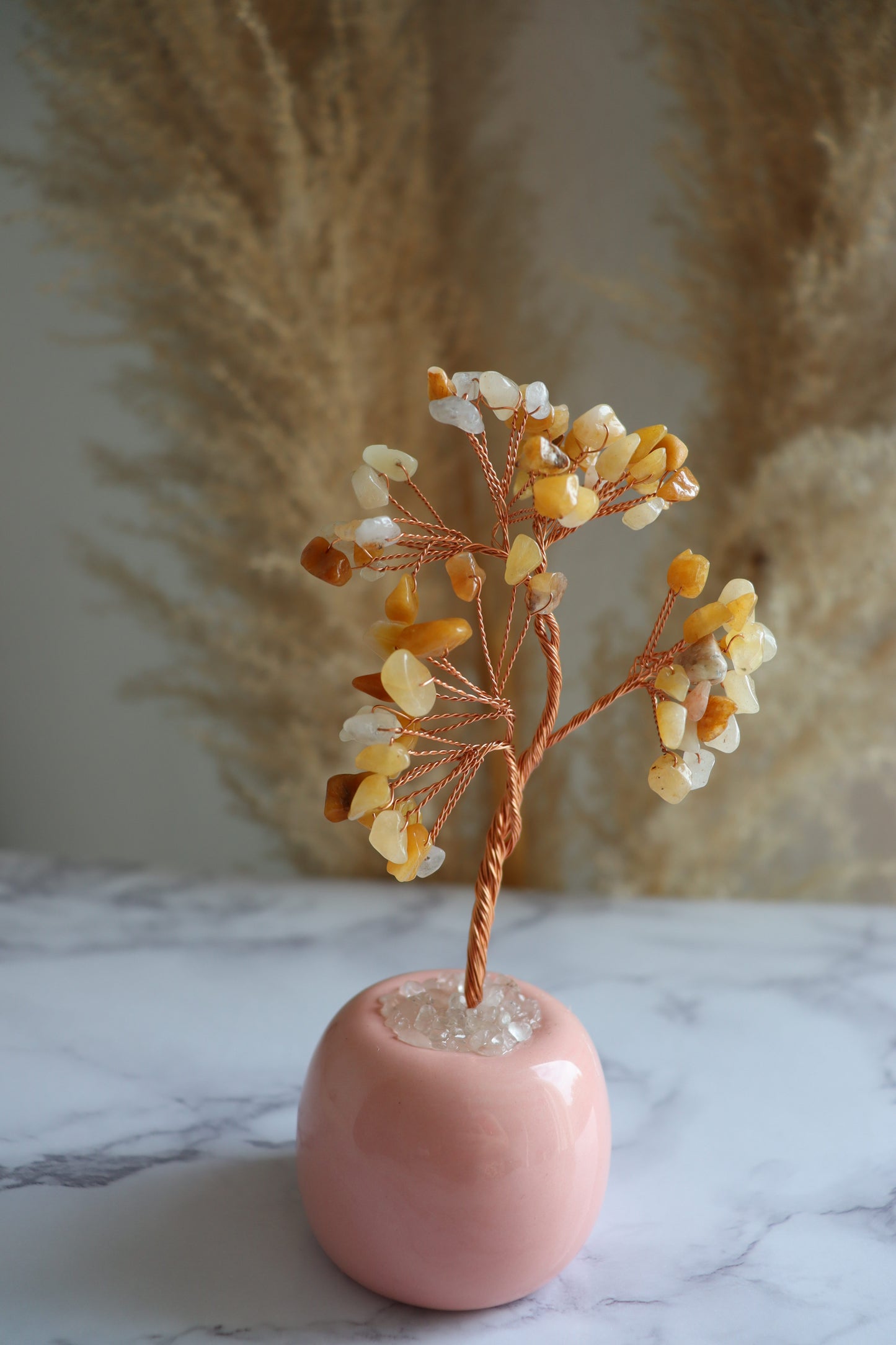 Arbre de Vie en Citrine – Abondance & Énergie Positive