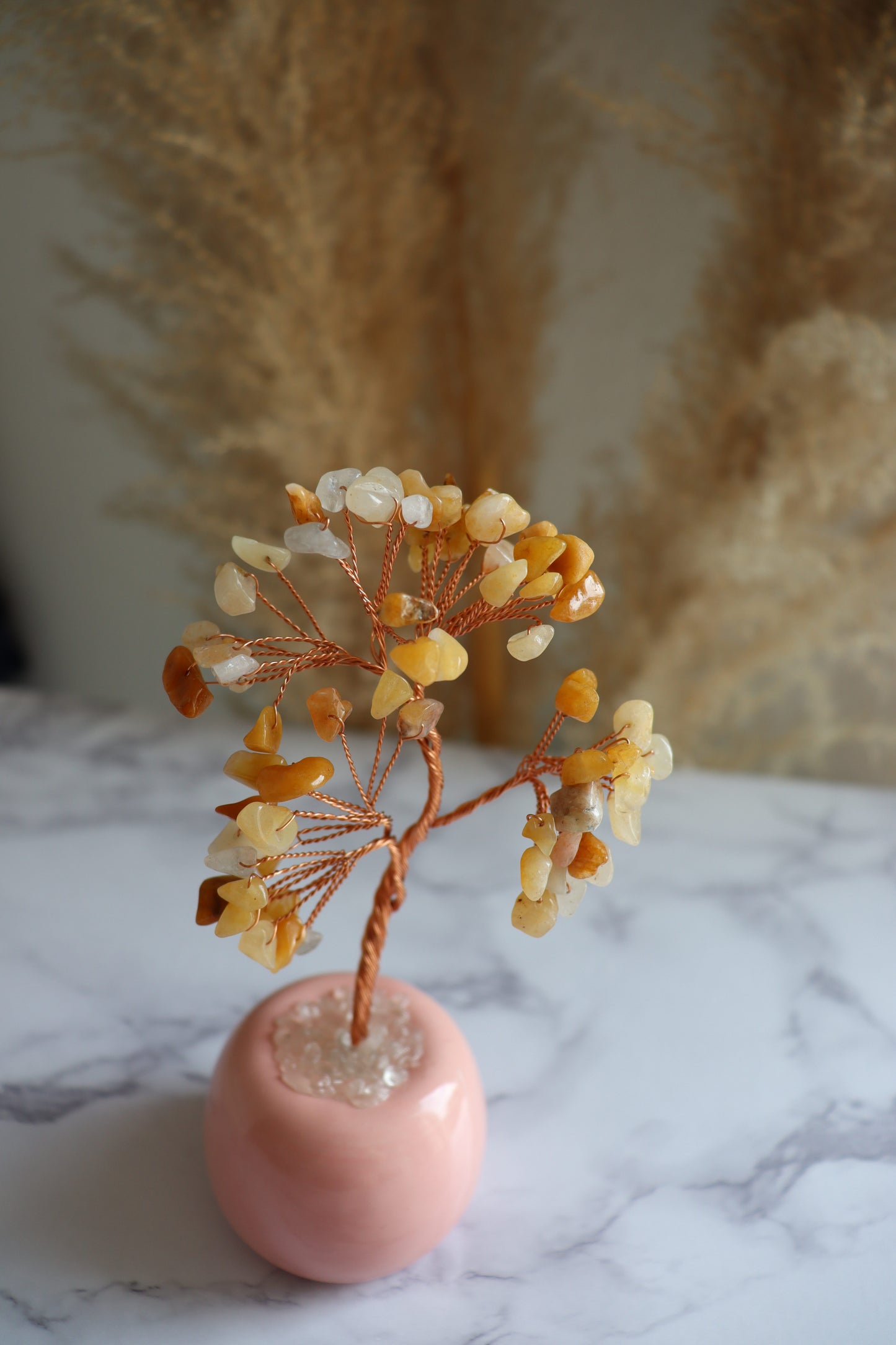 Arbre de Vie en Citrine – Abondance & Énergie Positive