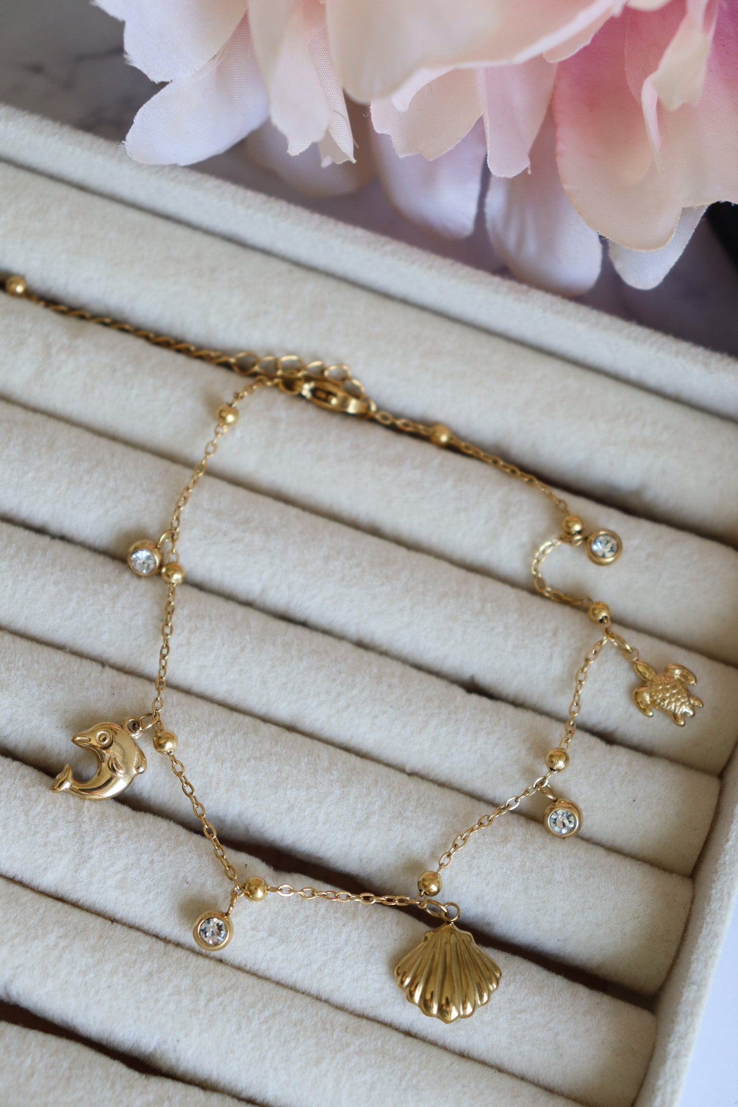 Bracelet de cheville Multi-charms Astria