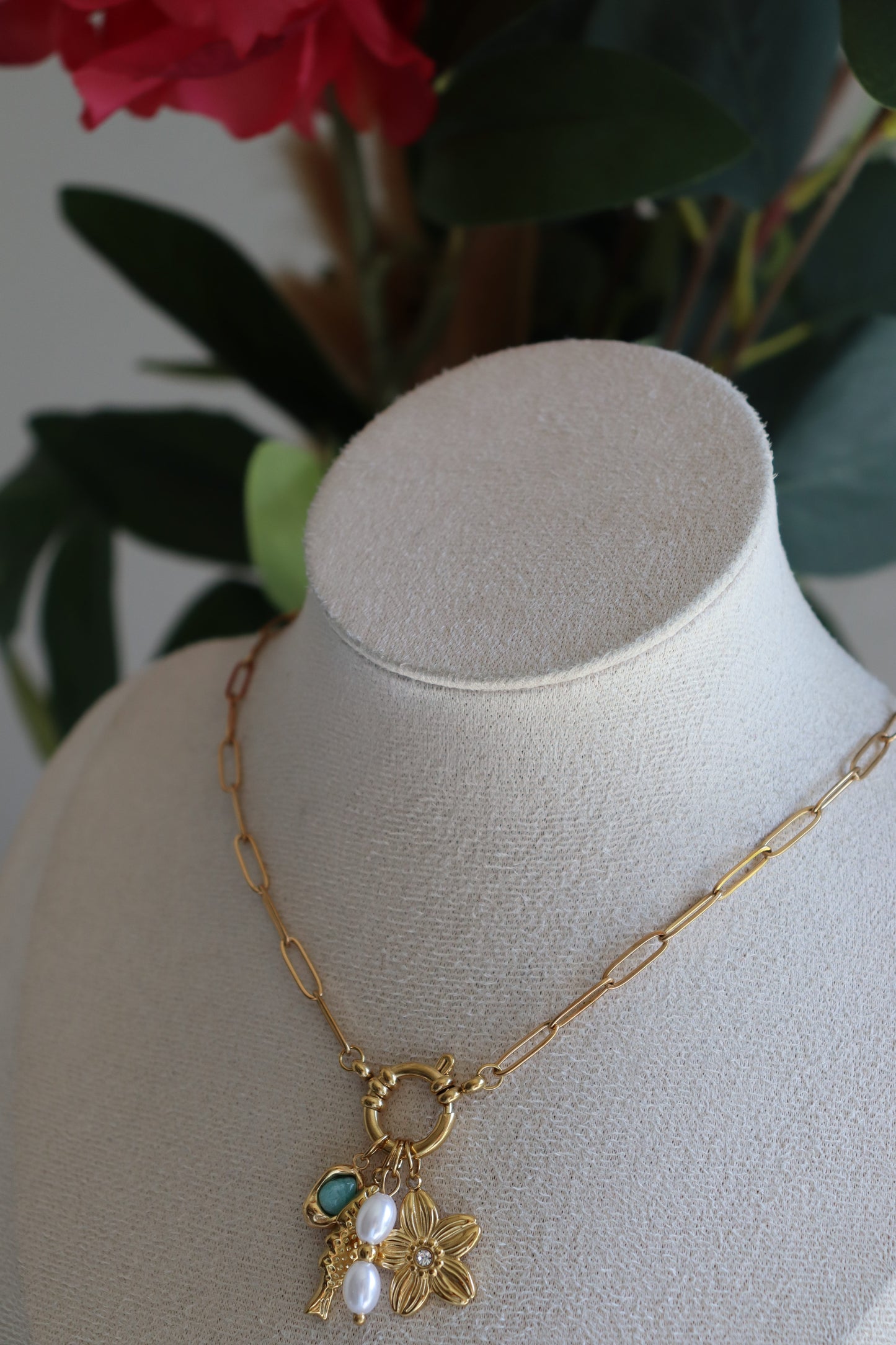 Collier Multi-charms Blooming