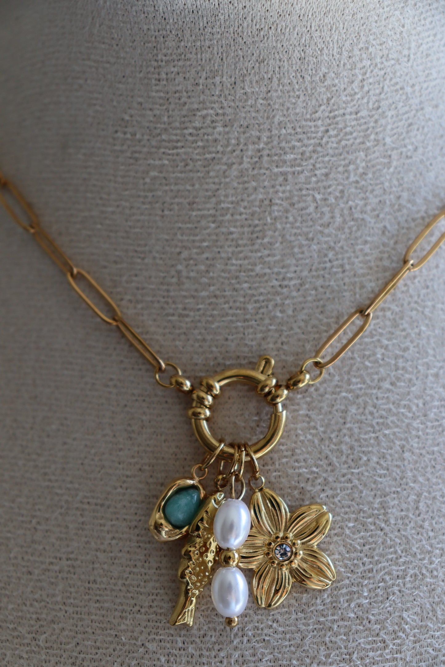 Collier Multi-charms Blooming