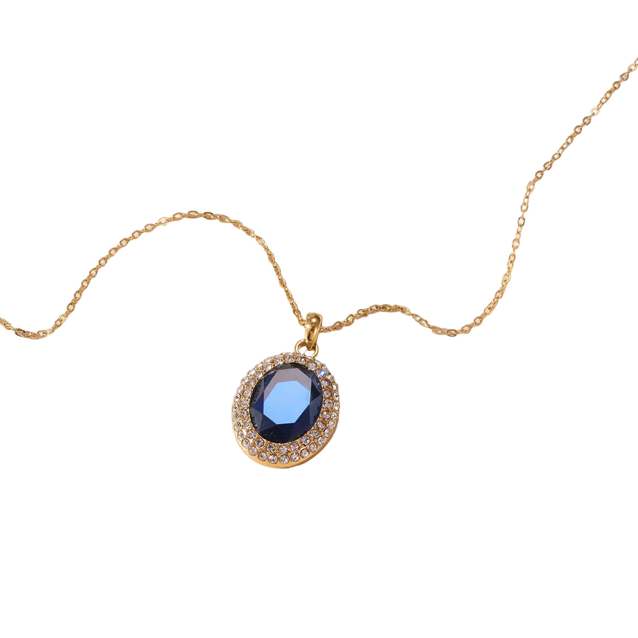 Collier Blue Diamond