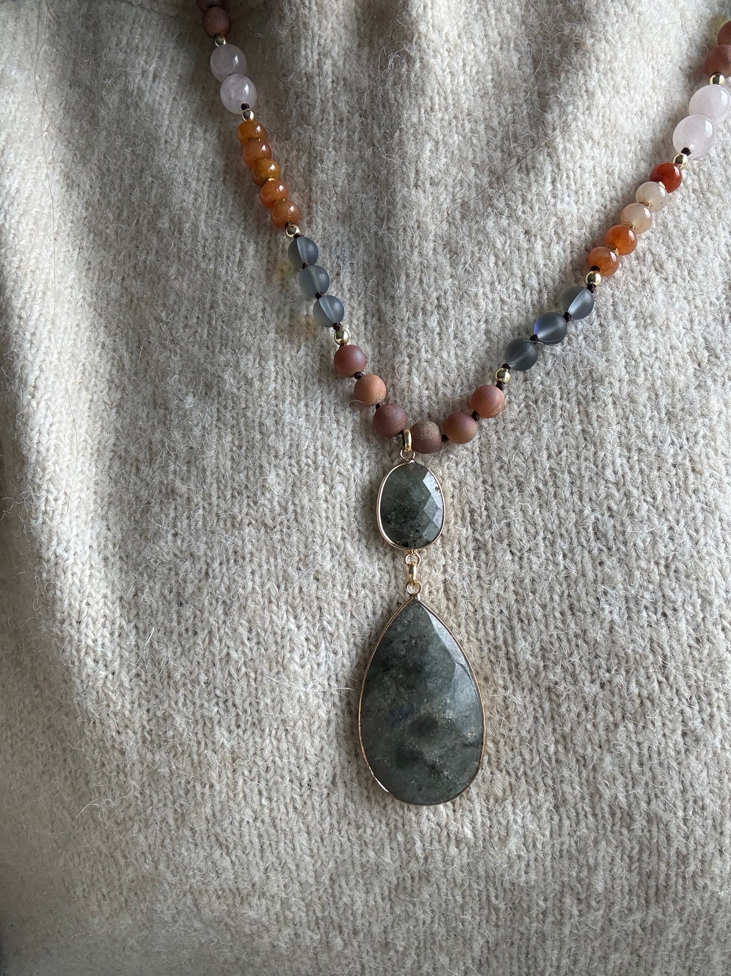 Sautoir Nébula - Labradorite