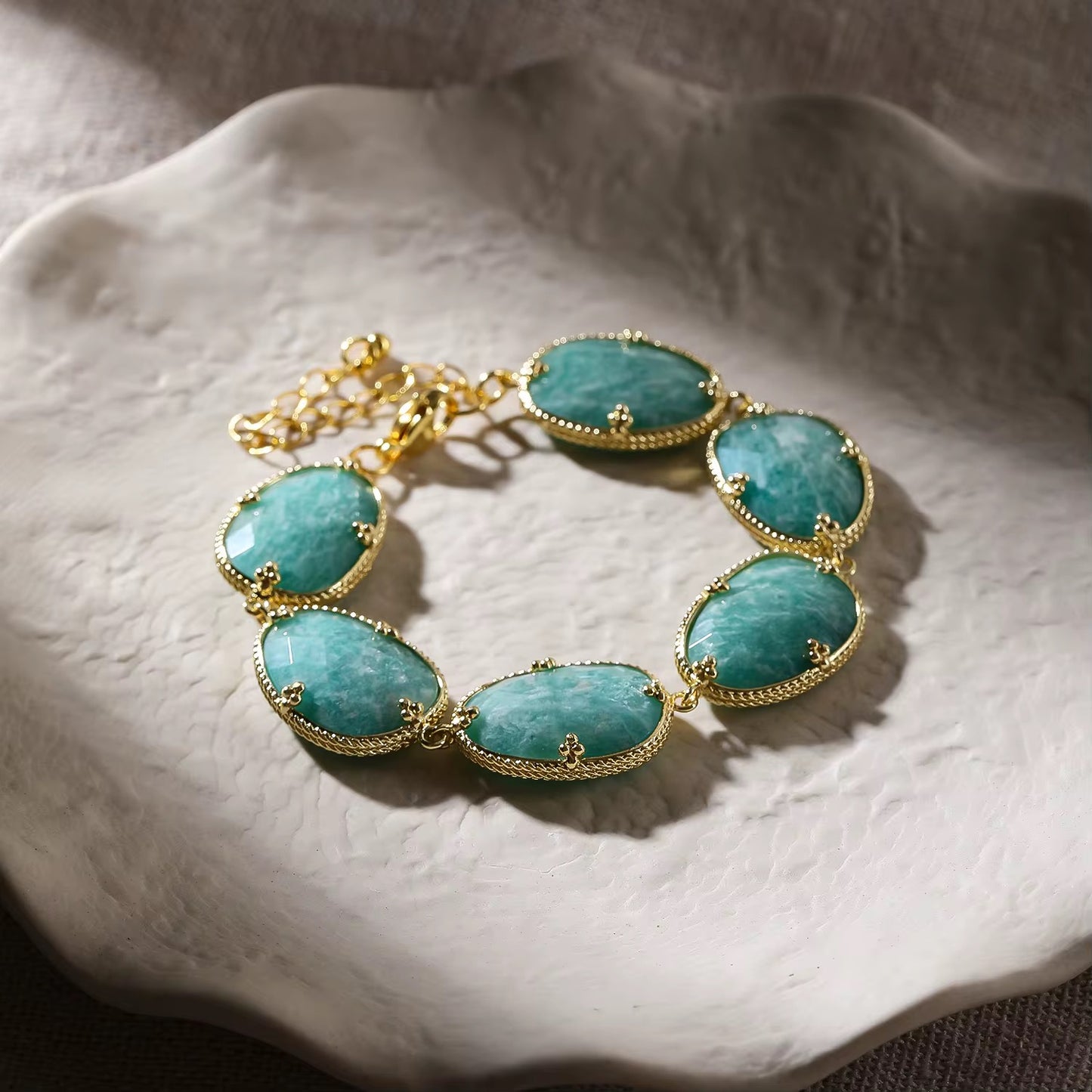 Bracelet Riviera - Pierre Amazonite