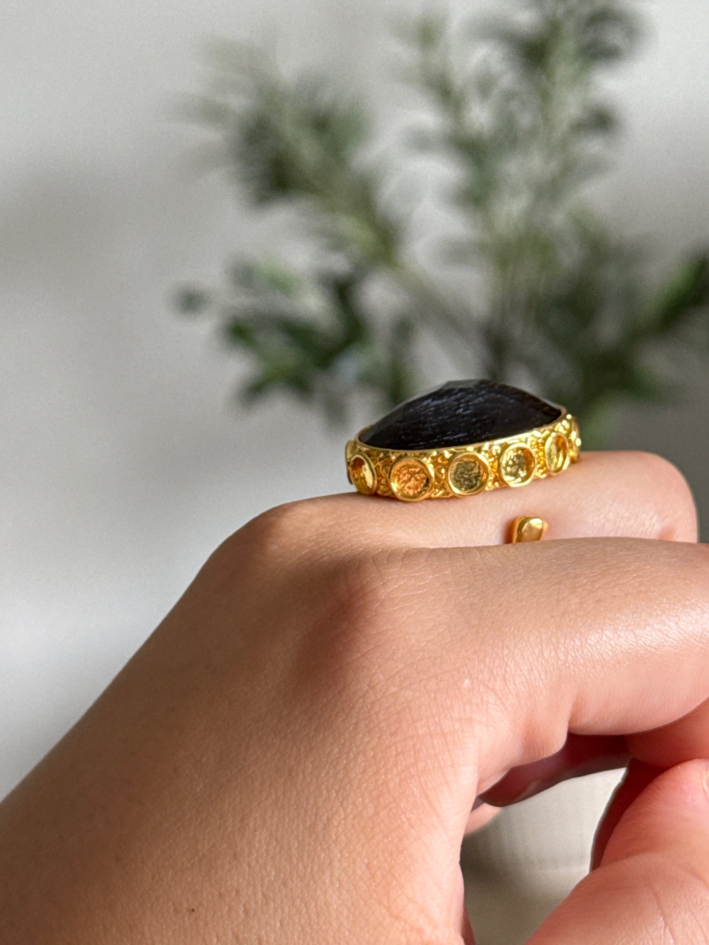 Bague Sophia - Noire