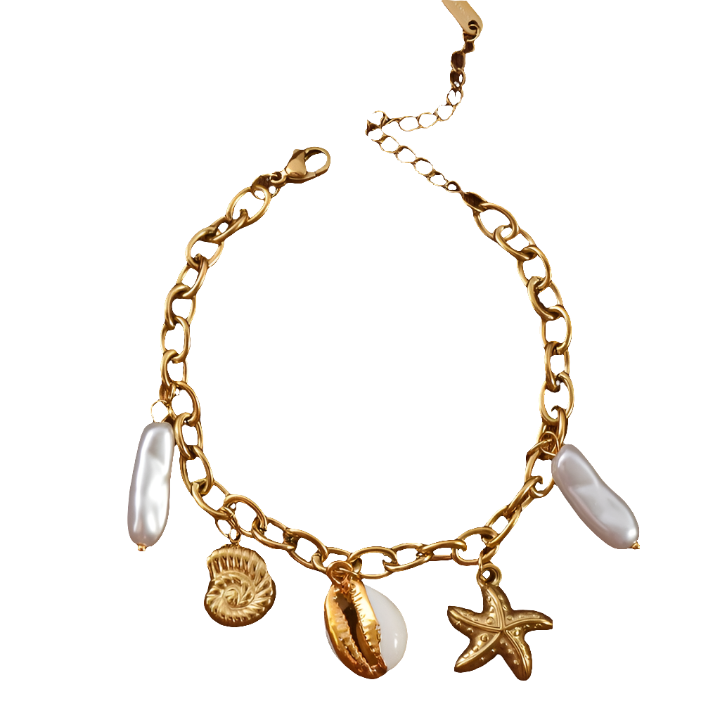 Bracelet Multi-charms Shell