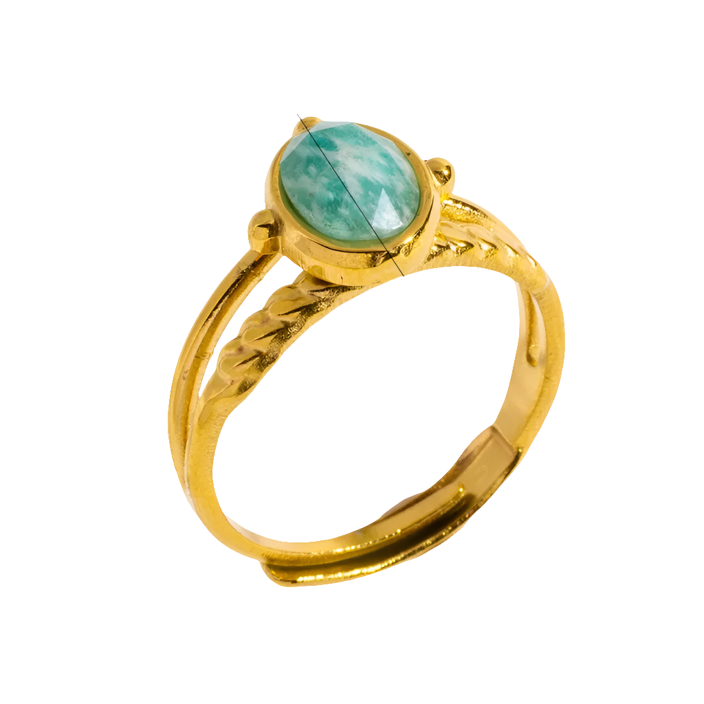 Bague Donatella Amazonite