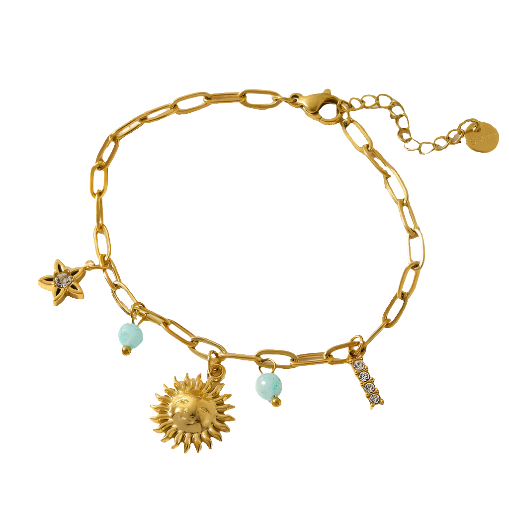 Bracelet Multi-charms Pelene
