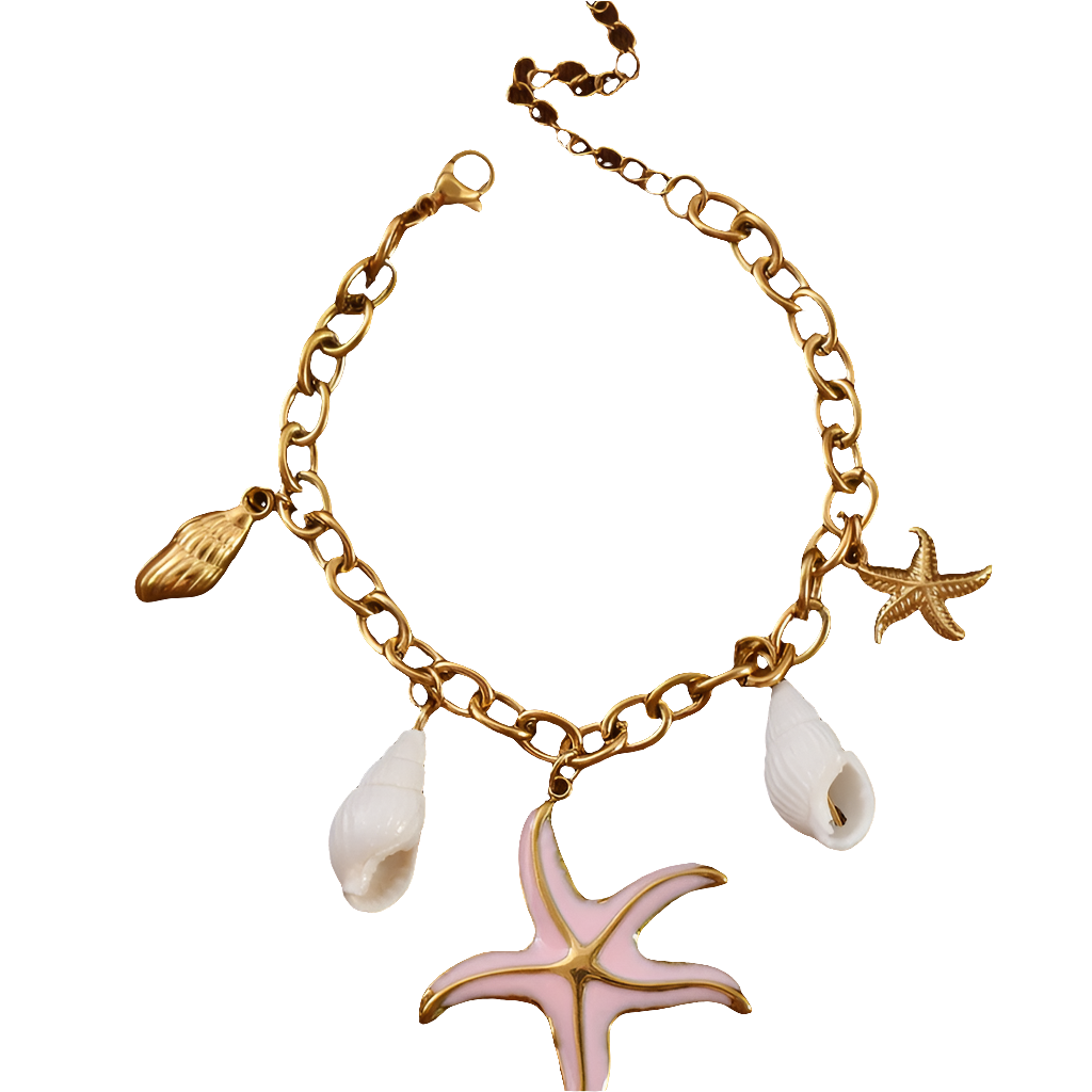 Bracelet Multi-charms Estrella Rose