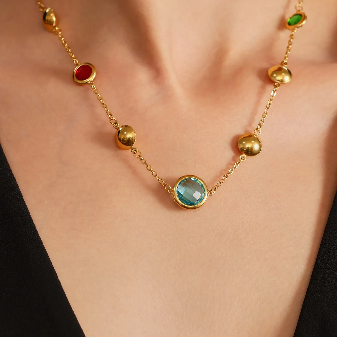 Collier Angelina Multicouleur