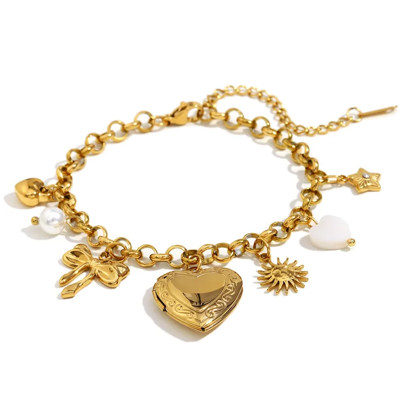 Bracelet Multi-charms True love