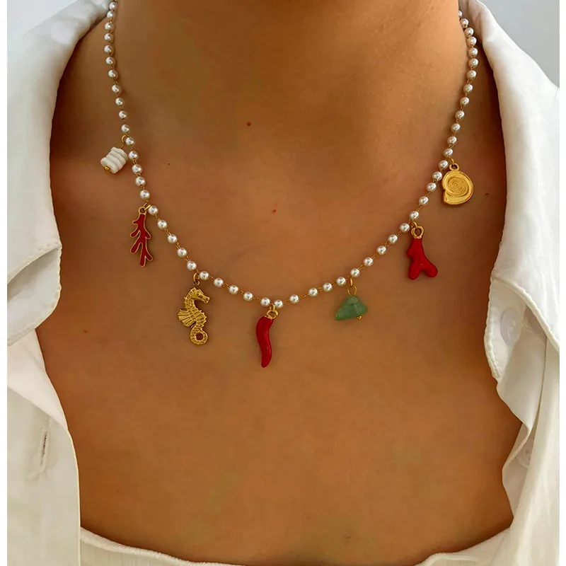 Collier Multi-charms Rio