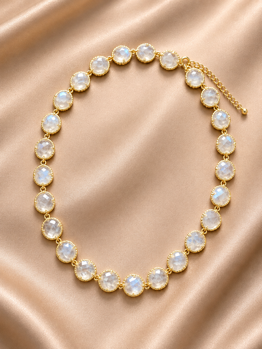 Collier Moon - Cristal de Roche Pierre de lune