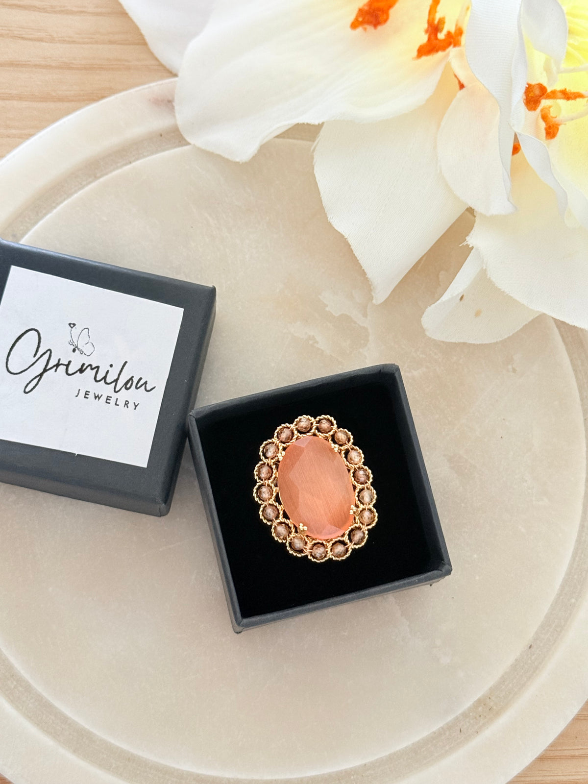 Bague Veyra - Quartz Oeil de chat