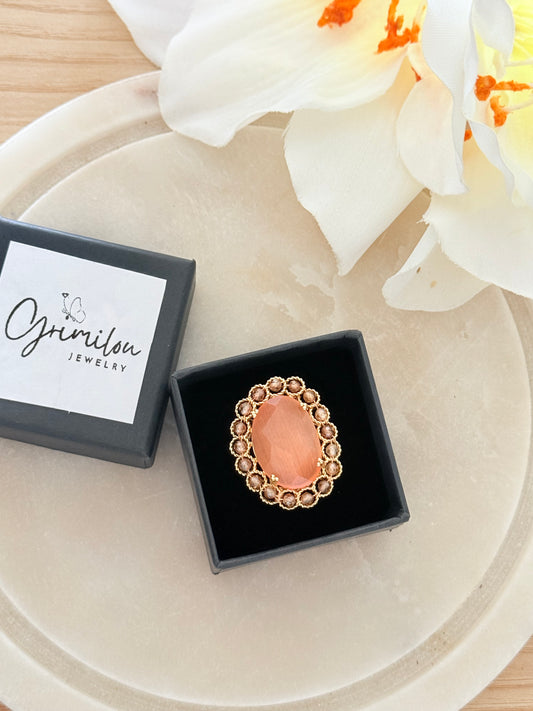 Bague Veyra - Quartz Oeil de chat