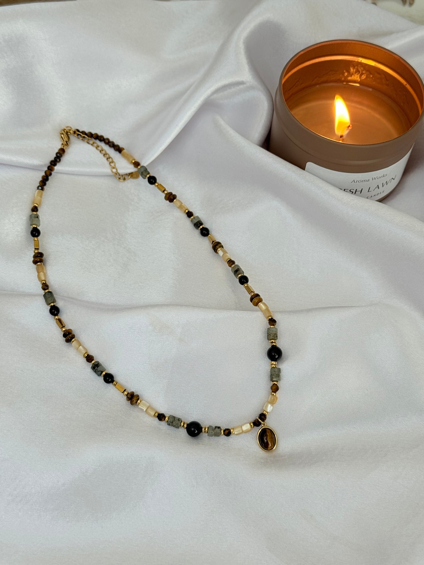 Collier Pierres Naturelles Elvira