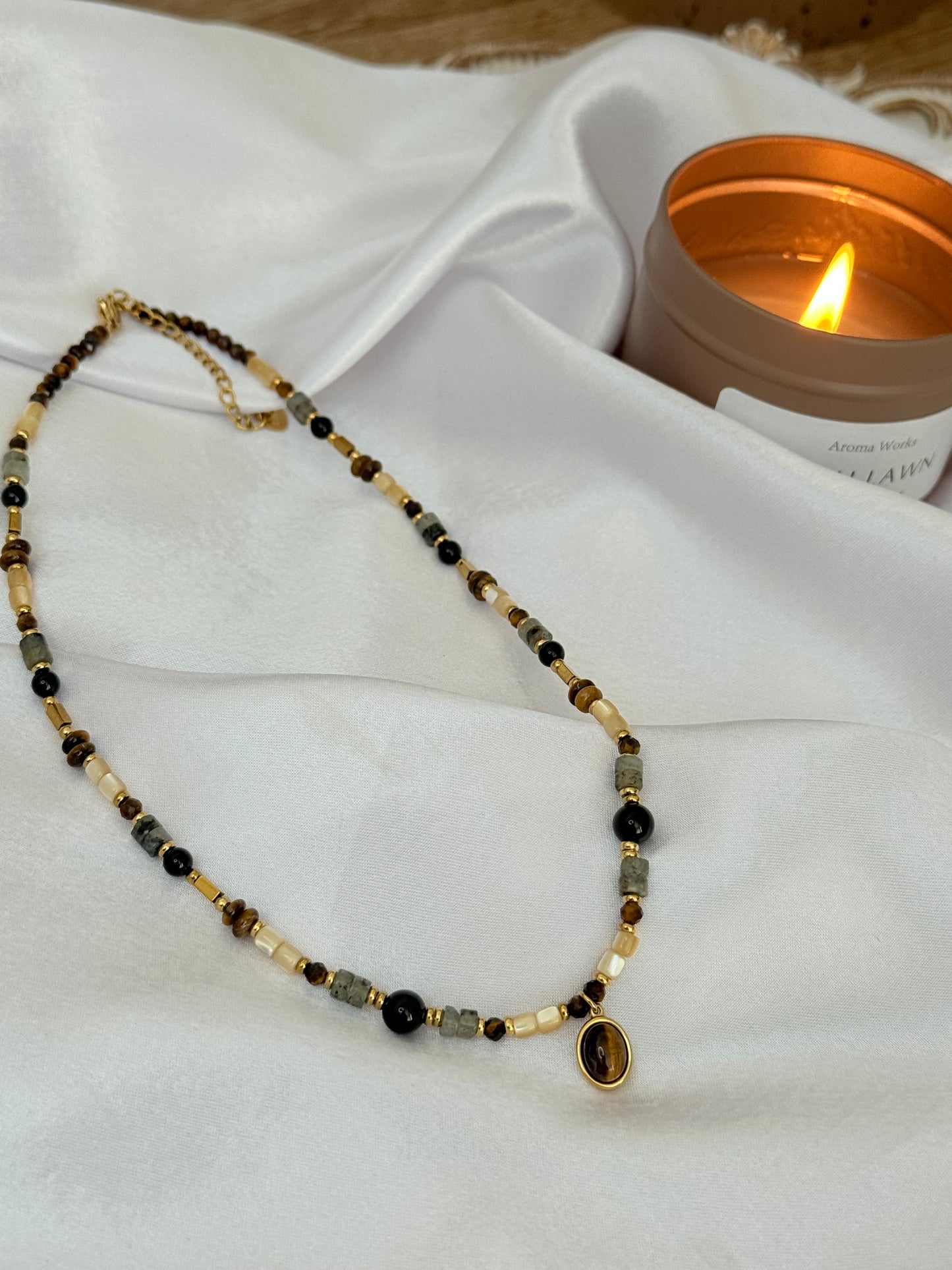 Collier Pierres Naturelles Elvira
