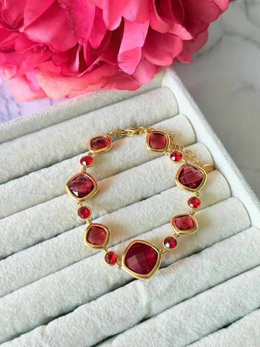 bracelet angelina rouge