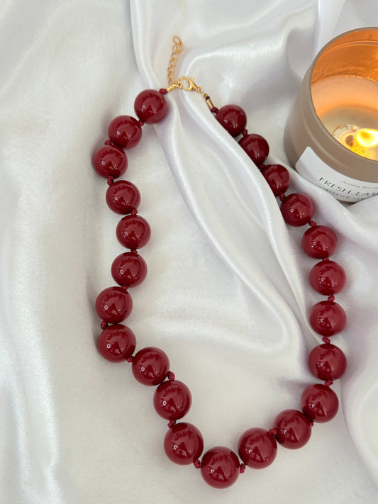 Collier Boheme Rouge intense